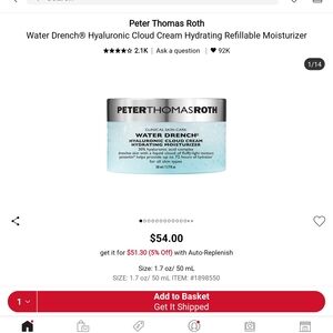 Peter Thomas Roth Water Drench Moisturizer